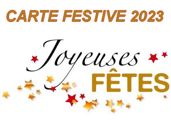 carte festive 2022